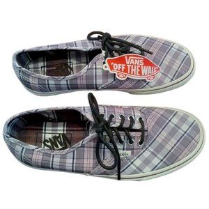 NWT | Plaid VANs | Skateboard Shoe | Canvas Upper | Multicolor | Laces | Size 8